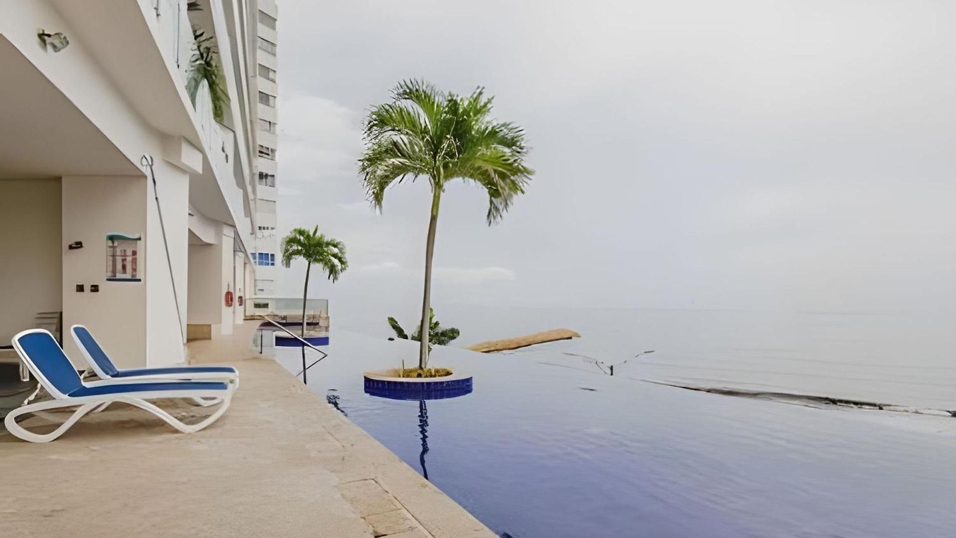 Apartamento Sunset Oceanfront+ Gym Jacuzzi Cartagena