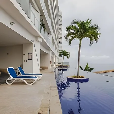 Sunset Oceanfront+ Gym Jacuzzi * Cartagena
