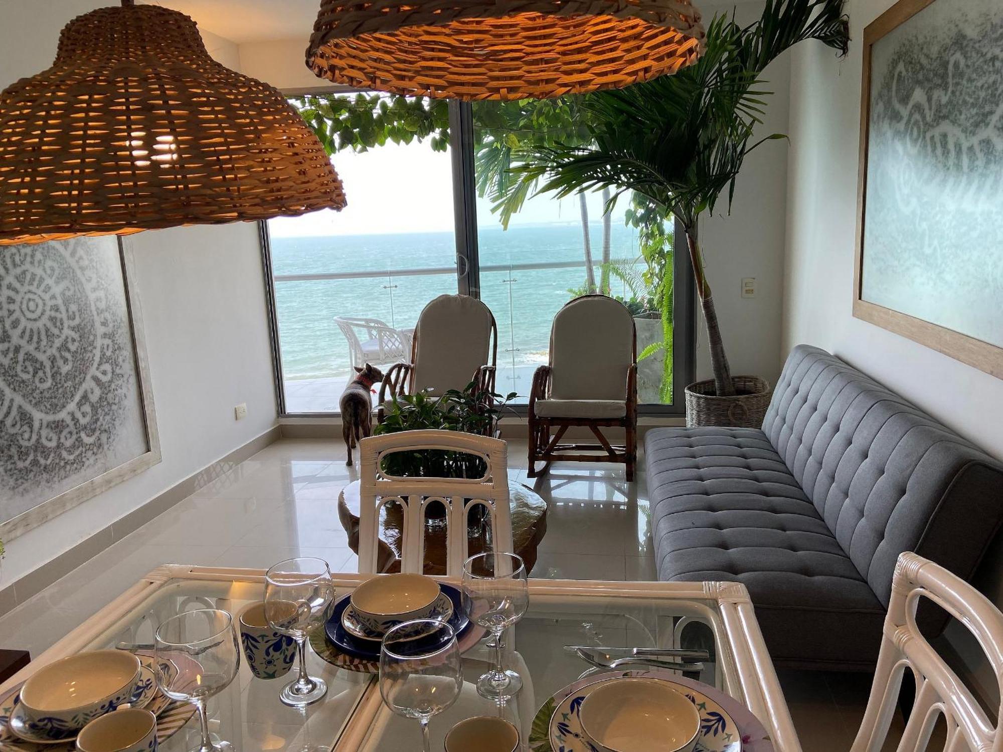 Apartamento Frente Al Mar Ciudad Antigua 7b1 Cartagena