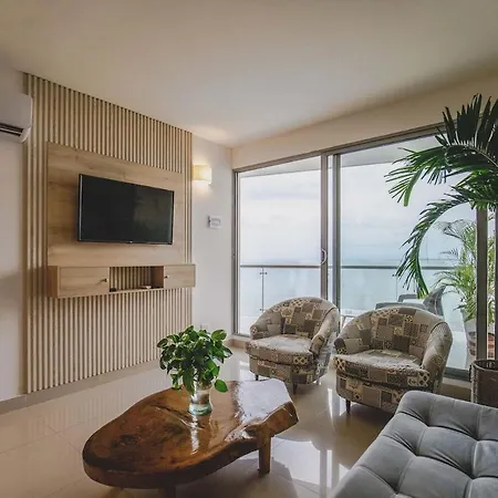Apartamento Frente Al Mar Ciudad Antigua 7b1 Cartagena